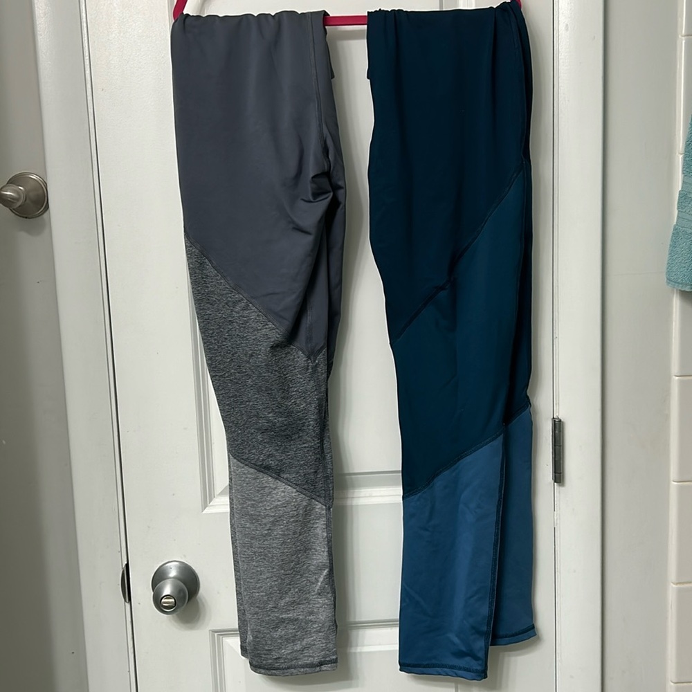 2 Pairs Old Navy Activewear Leggings Girls XXL 16 Plus Size